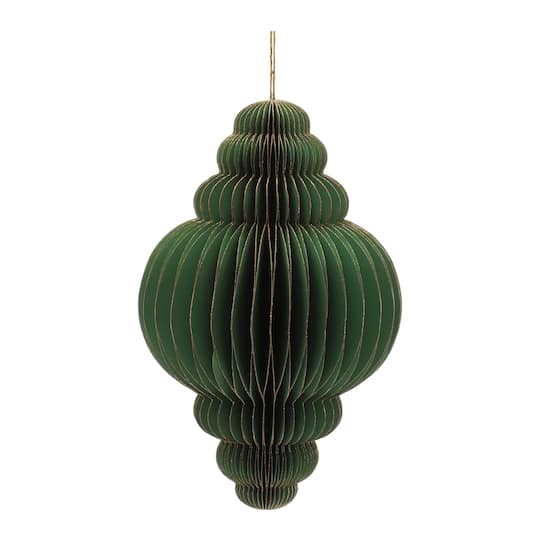 Melrose 6.25" Paper Teardrop Ornaments, 6ct.